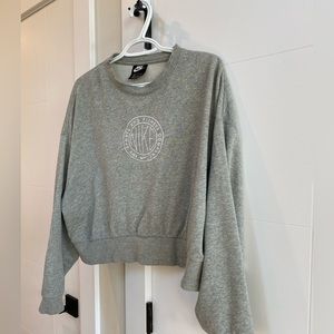 Nike cropped sweater